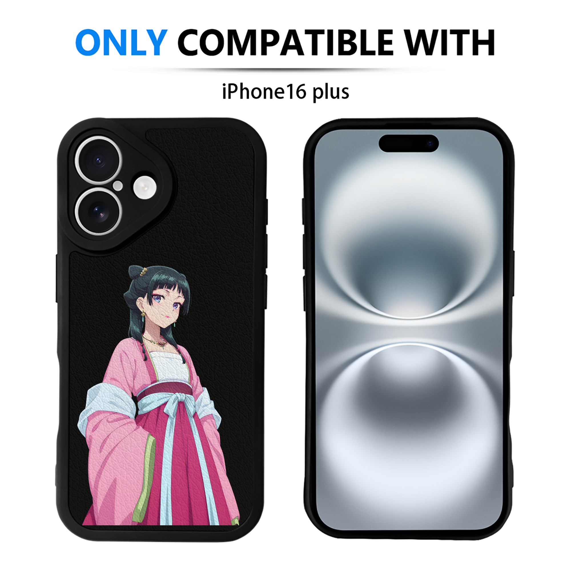 薬屋のひとりごと The Apothecary Diaries 【iPhone 16シリーズ対応】シリコンスマホケース（レザー調） 材質：シリコン